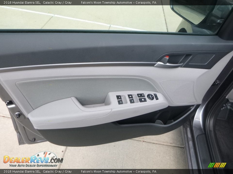 2018 Hyundai Elantra SEL Galactic Gray / Gray Photo #11