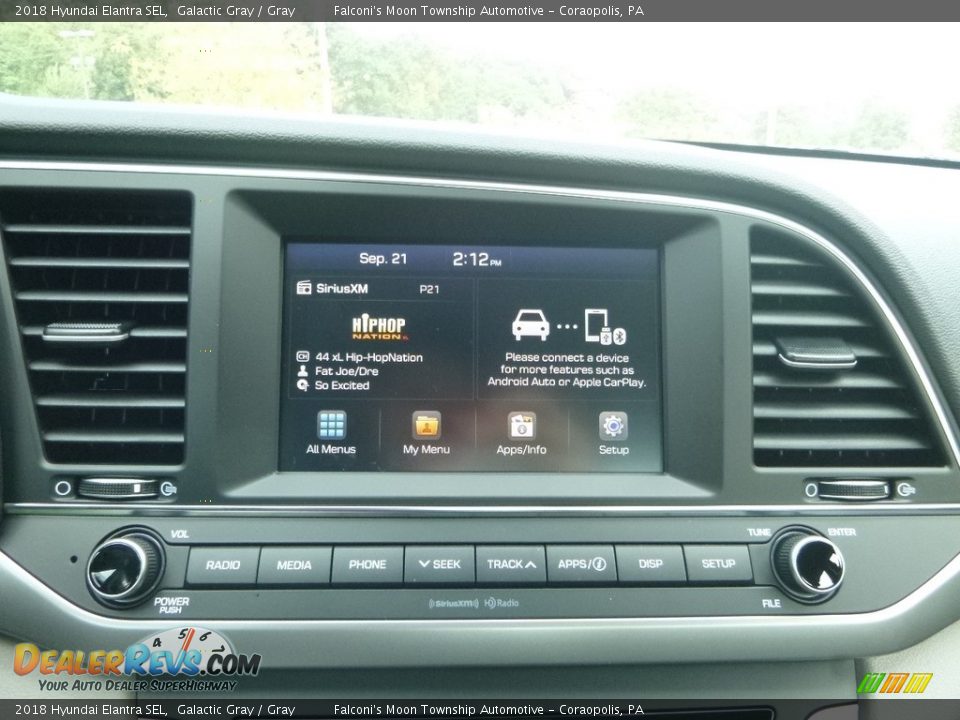 2018 Hyundai Elantra SEL Galactic Gray / Gray Photo #14
