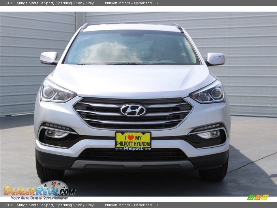 2018 Hyundai Santa Fe Sport Sparkling Silver / Gray Photo #2