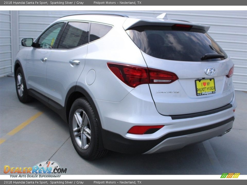 2018 Hyundai Santa Fe Sport Sparkling Silver / Gray Photo #6