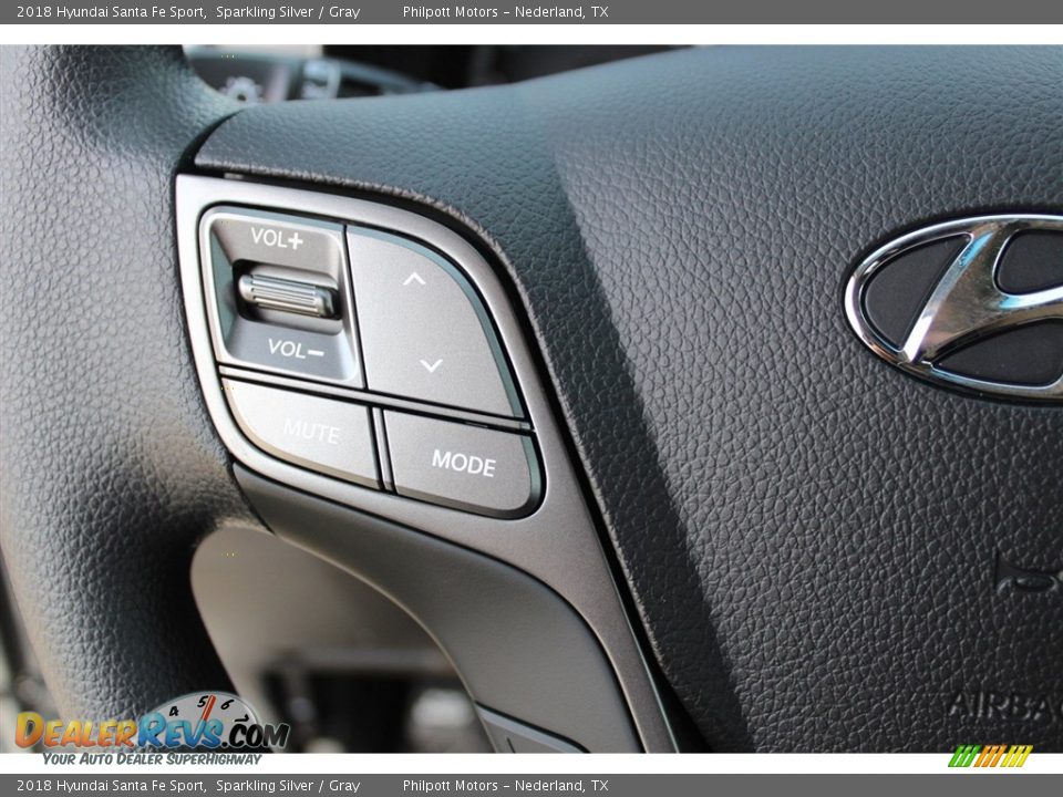 2018 Hyundai Santa Fe Sport Sparkling Silver / Gray Photo #18