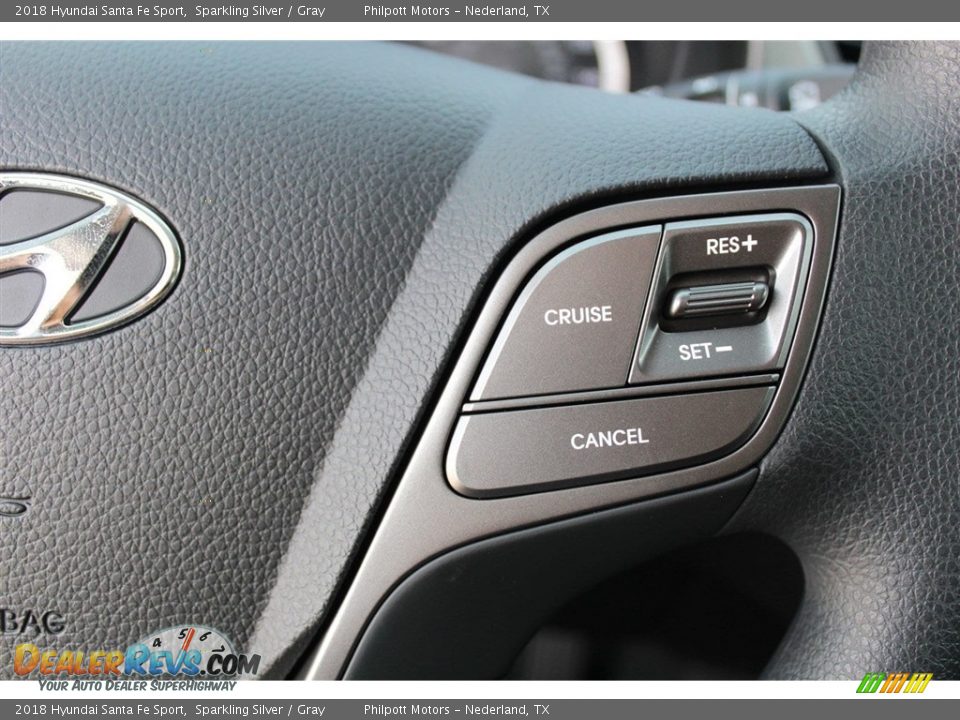 2018 Hyundai Santa Fe Sport Sparkling Silver / Gray Photo #19