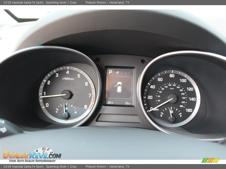 2018 Hyundai Santa Fe Sport Sparkling Silver / Gray Photo #20