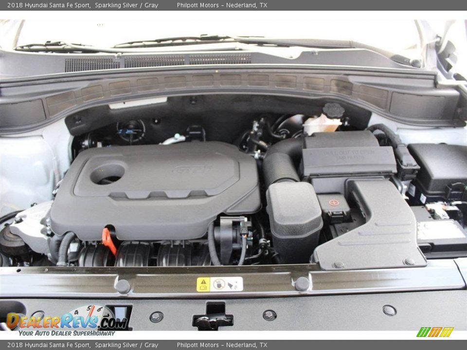 2018 Hyundai Santa Fe Sport Sparkling Silver / Gray Photo #26