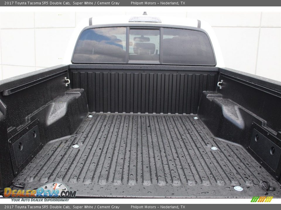 2017 Toyota Tacoma SR5 Double Cab Super White / Cement Gray Photo #22
