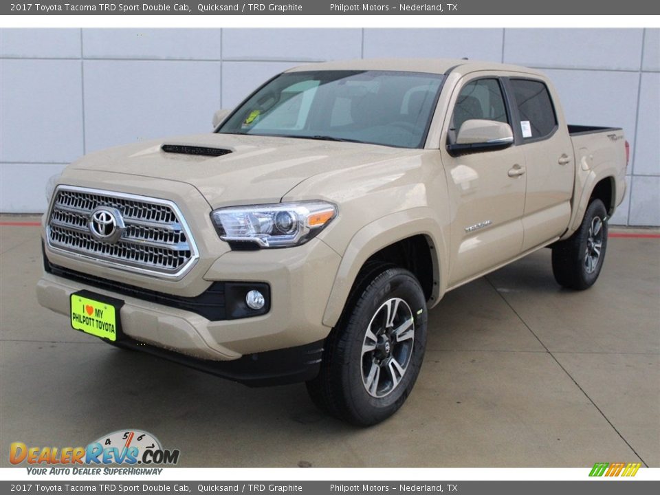 2017 Toyota Tacoma TRD Sport Double Cab Quicksand / TRD Graphite Photo #3
