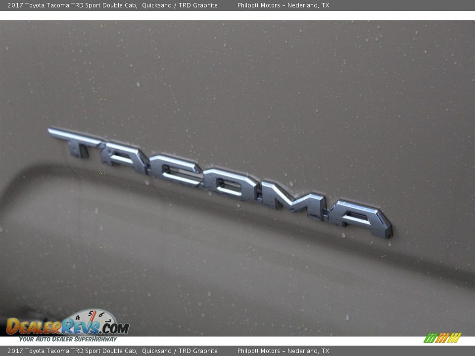 2017 Toyota Tacoma TRD Sport Double Cab Quicksand / TRD Graphite Photo #6