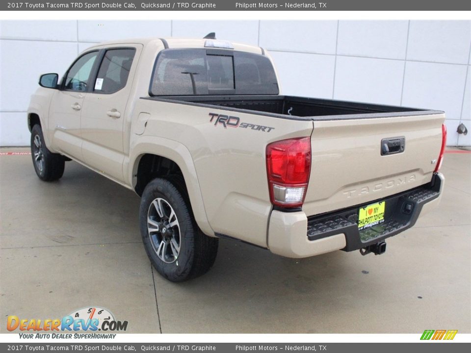 2017 Toyota Tacoma TRD Sport Double Cab Quicksand / TRD Graphite Photo #7