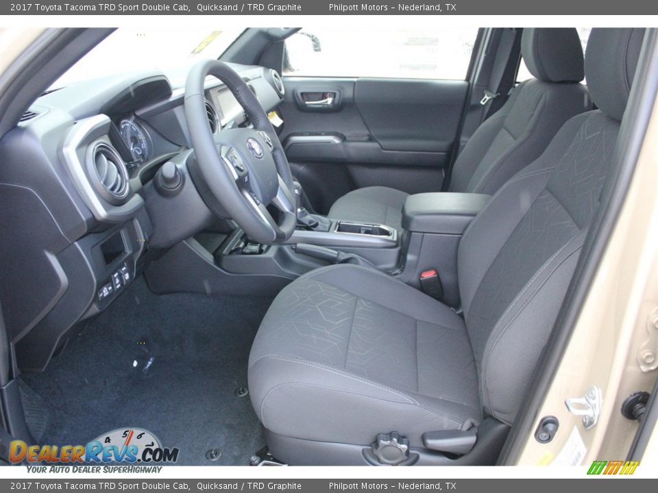 2017 Toyota Tacoma TRD Sport Double Cab Quicksand / TRD Graphite Photo #11