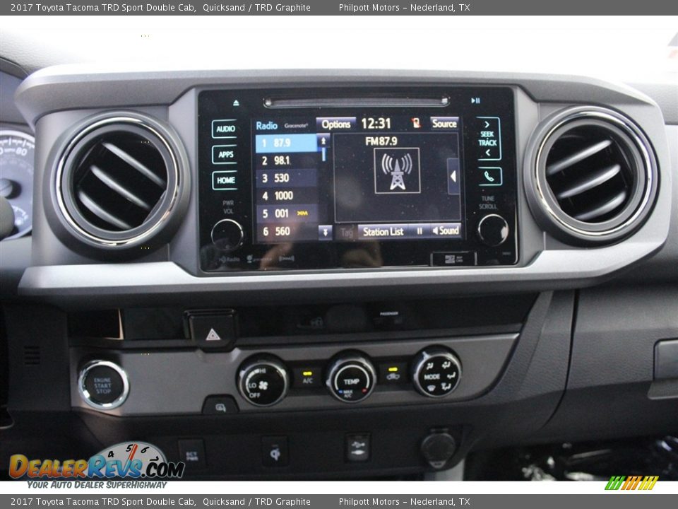 2017 Toyota Tacoma TRD Sport Double Cab Quicksand / TRD Graphite Photo #14