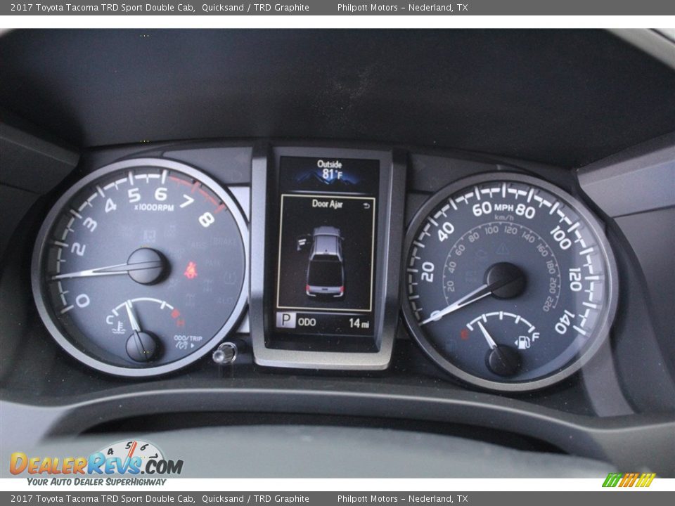 2017 Toyota Tacoma TRD Sport Double Cab Quicksand / TRD Graphite Photo #18