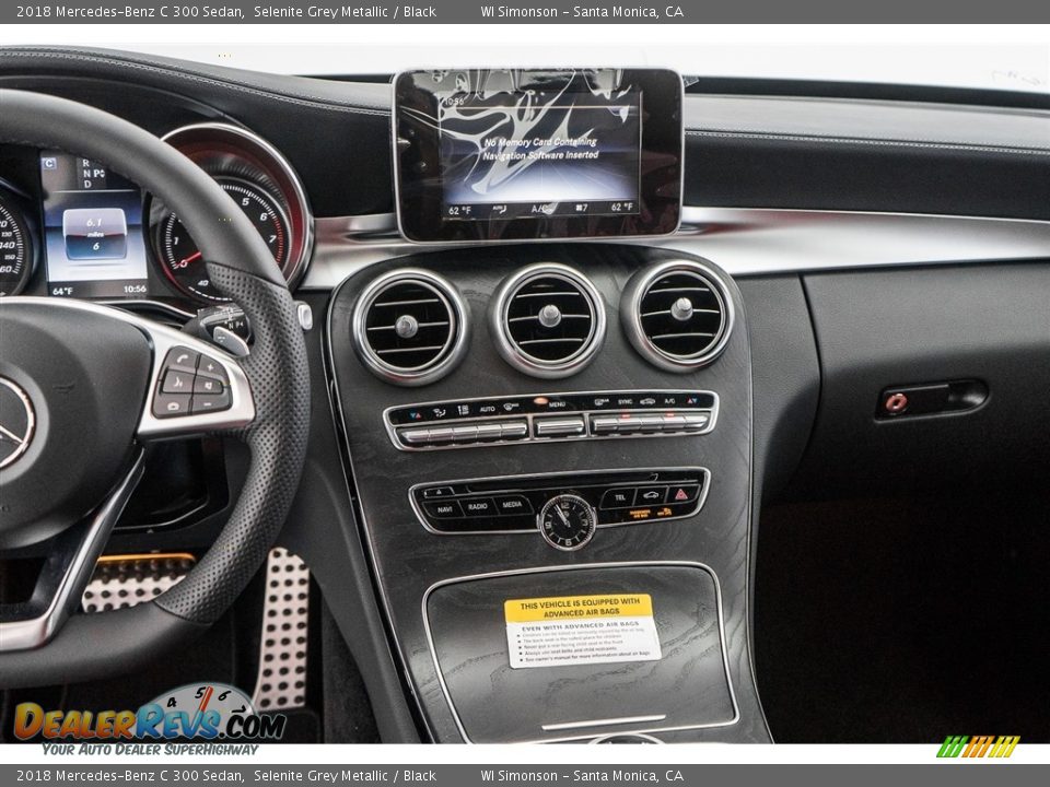 2018 Mercedes-Benz C 300 Sedan Selenite Grey Metallic / Black Photo #4
