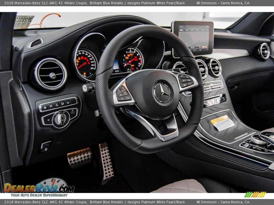 Dashboard of 2018 Mercedes-Benz GLC AMG 43 4Matic Coupe Photo #6