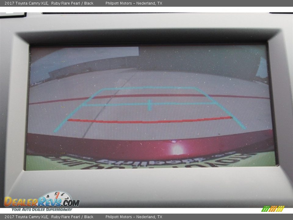 2017 Toyota Camry XLE Ruby Flare Pearl / Black Photo #11