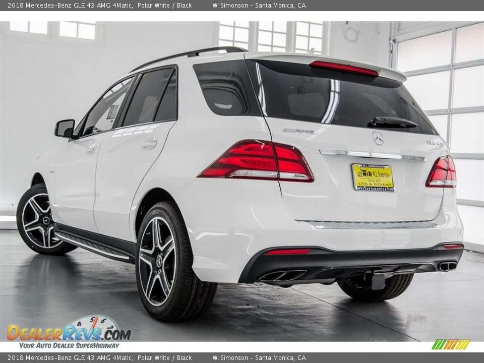 2018 Mercedes-Benz GLE 43 AMG 4Matic Polar White / Black Photo #3
