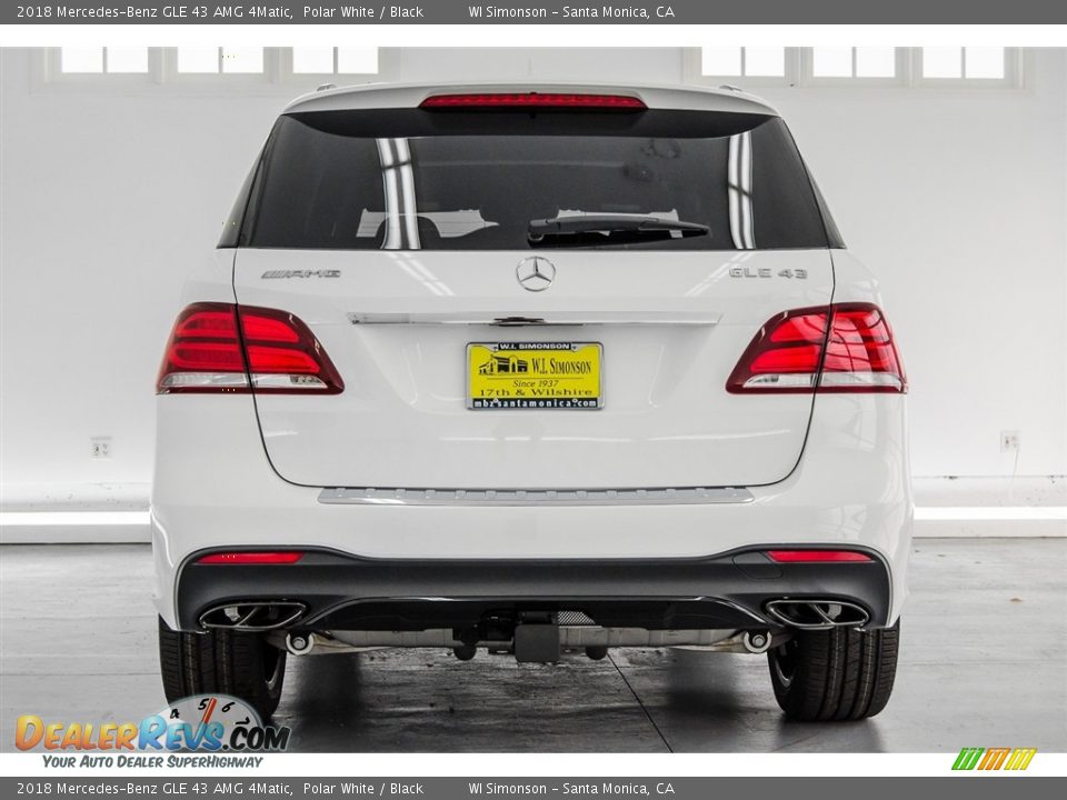 2018 Mercedes-Benz GLE 43 AMG 4Matic Polar White / Black Photo #4