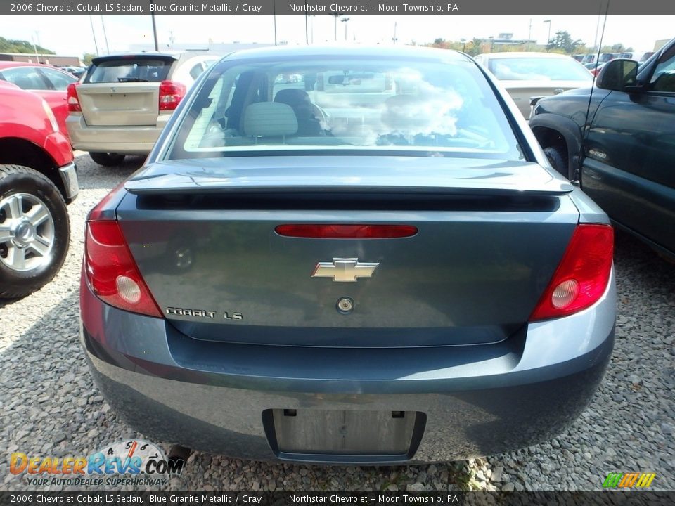 2006 Chevrolet Cobalt LS Sedan Blue Granite Metallic / Gray Photo #3