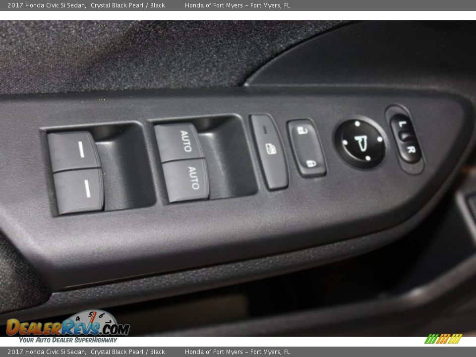 2017 Honda Civic Si Sedan Crystal Black Pearl / Black Photo #10