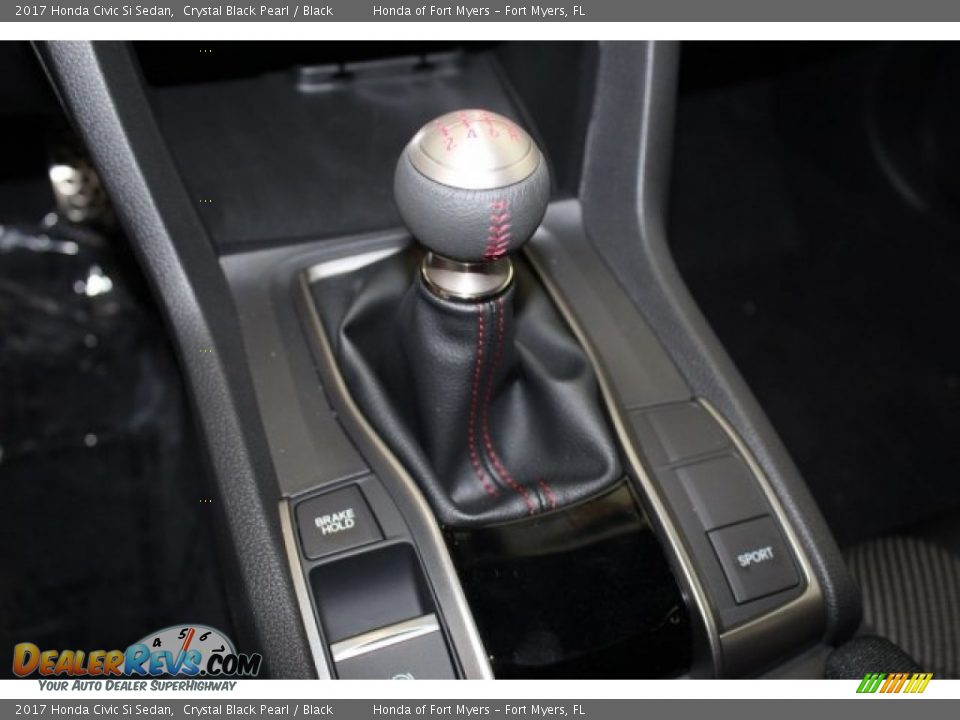 2017 Honda Civic Si Sedan Crystal Black Pearl / Black Photo #19