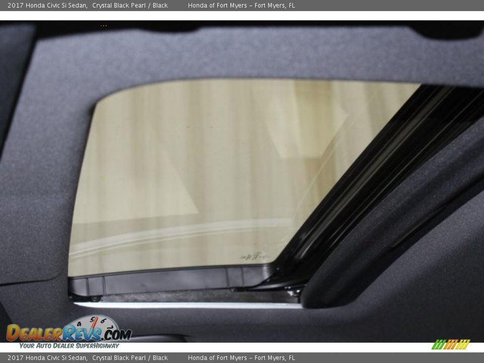 2017 Honda Civic Si Sedan Crystal Black Pearl / Black Photo #21