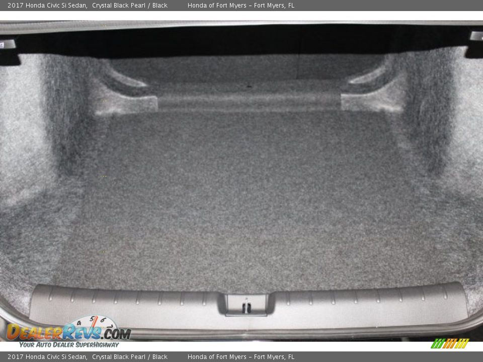 2017 Honda Civic Si Sedan Crystal Black Pearl / Black Photo #24