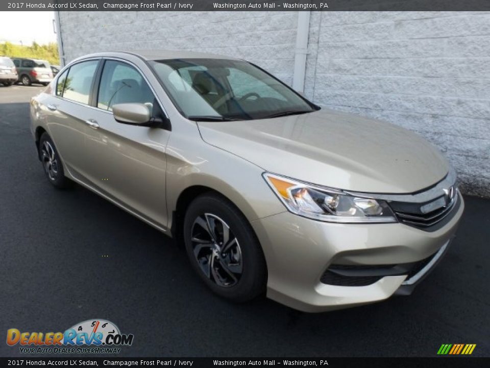 2017 Honda Accord LX Sedan Champagne Frost Pearl / Ivory Photo #1