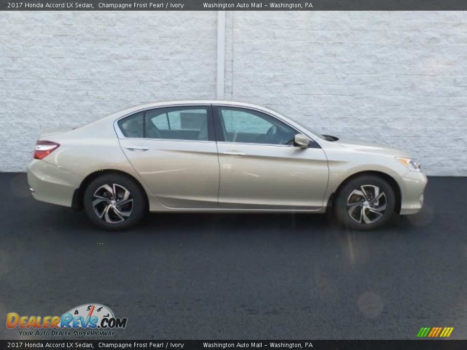 2017 Honda Accord LX Sedan Champagne Frost Pearl / Ivory Photo #2