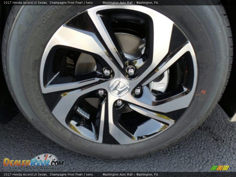 2017 Honda Accord LX Sedan Champagne Frost Pearl / Ivory Photo #3