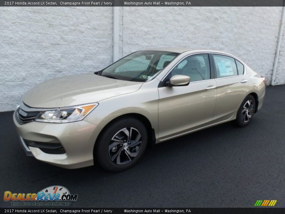 2017 Honda Accord LX Sedan Champagne Frost Pearl / Ivory Photo #5