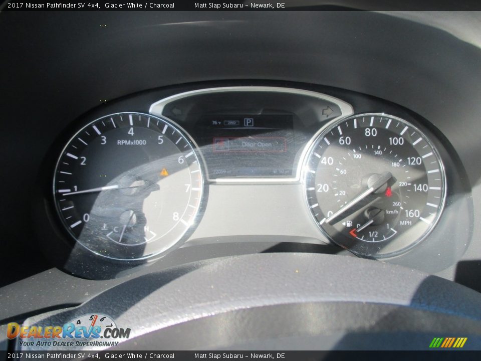 2017 Nissan Pathfinder SV 4x4 Glacier White / Charcoal Photo #27