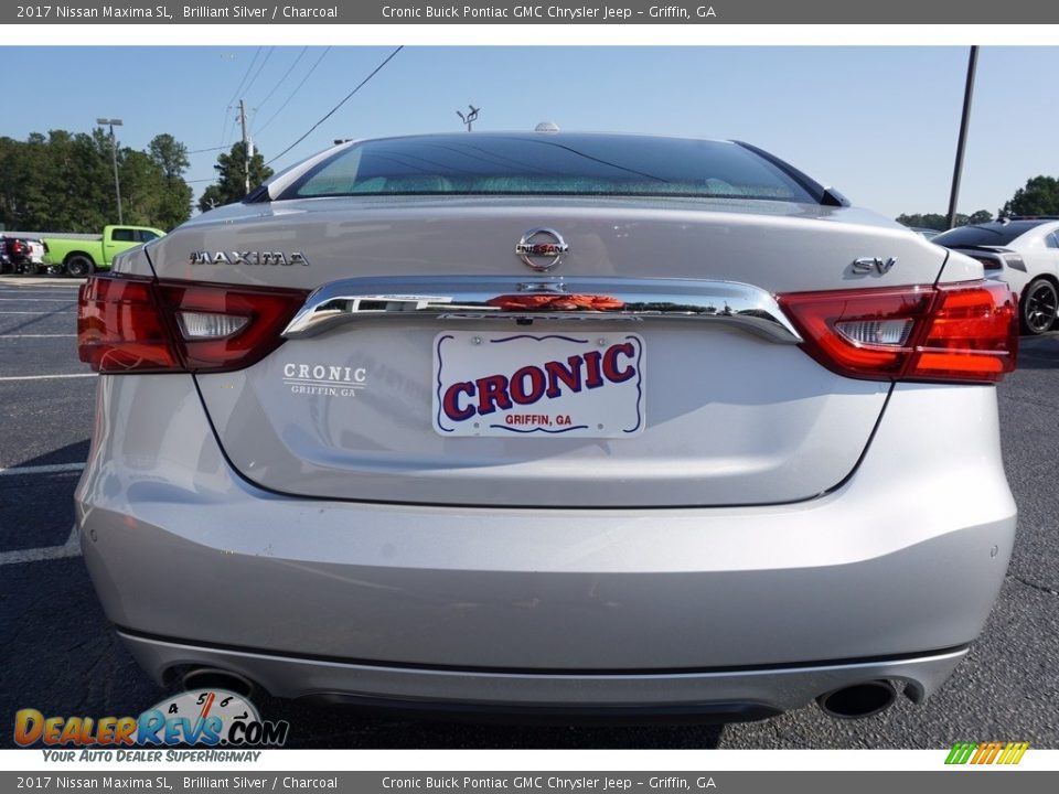 2017 Nissan Maxima SL Brilliant Silver / Charcoal Photo #6