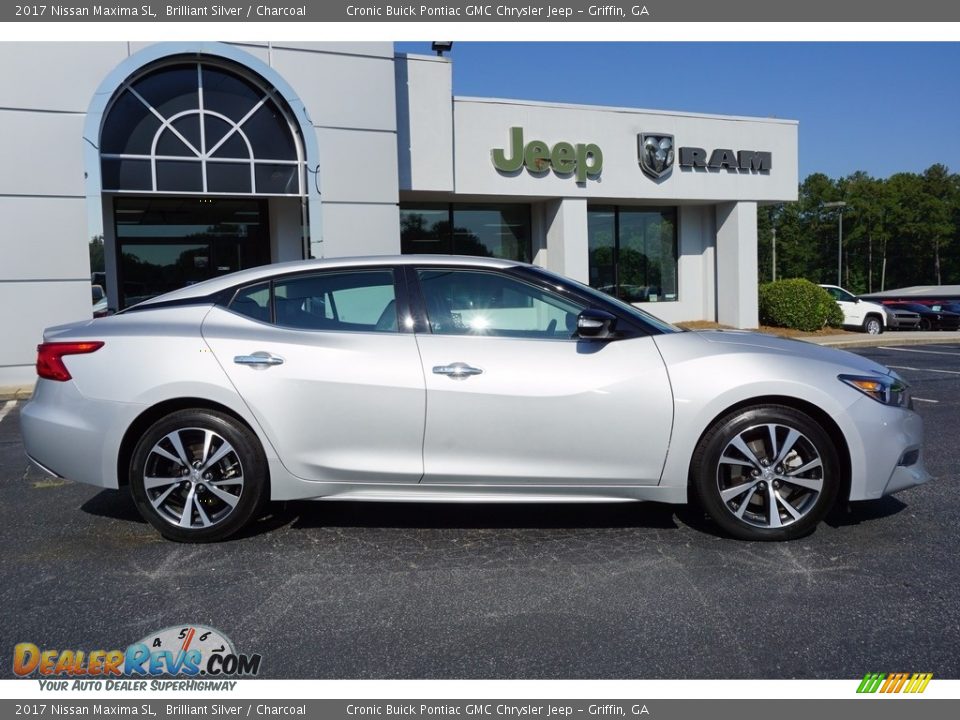 Brilliant Silver 2017 Nissan Maxima SL Photo #8