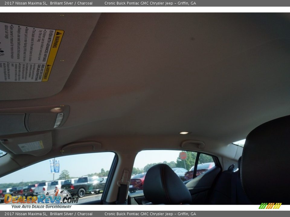 2017 Nissan Maxima SL Brilliant Silver / Charcoal Photo #11
