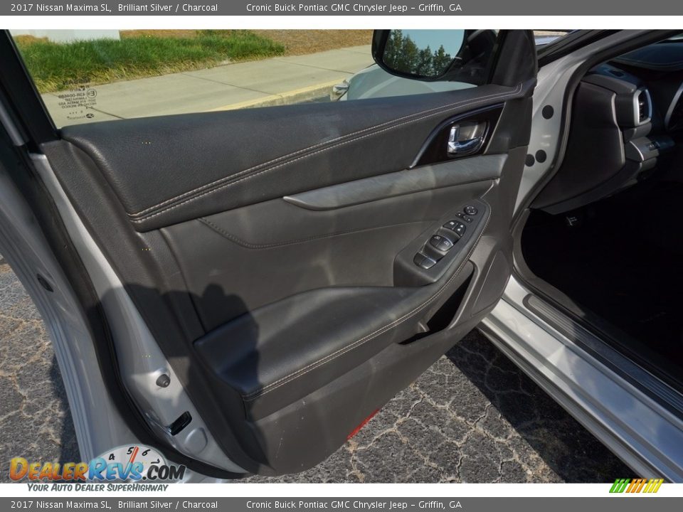 2017 Nissan Maxima SL Brilliant Silver / Charcoal Photo #12