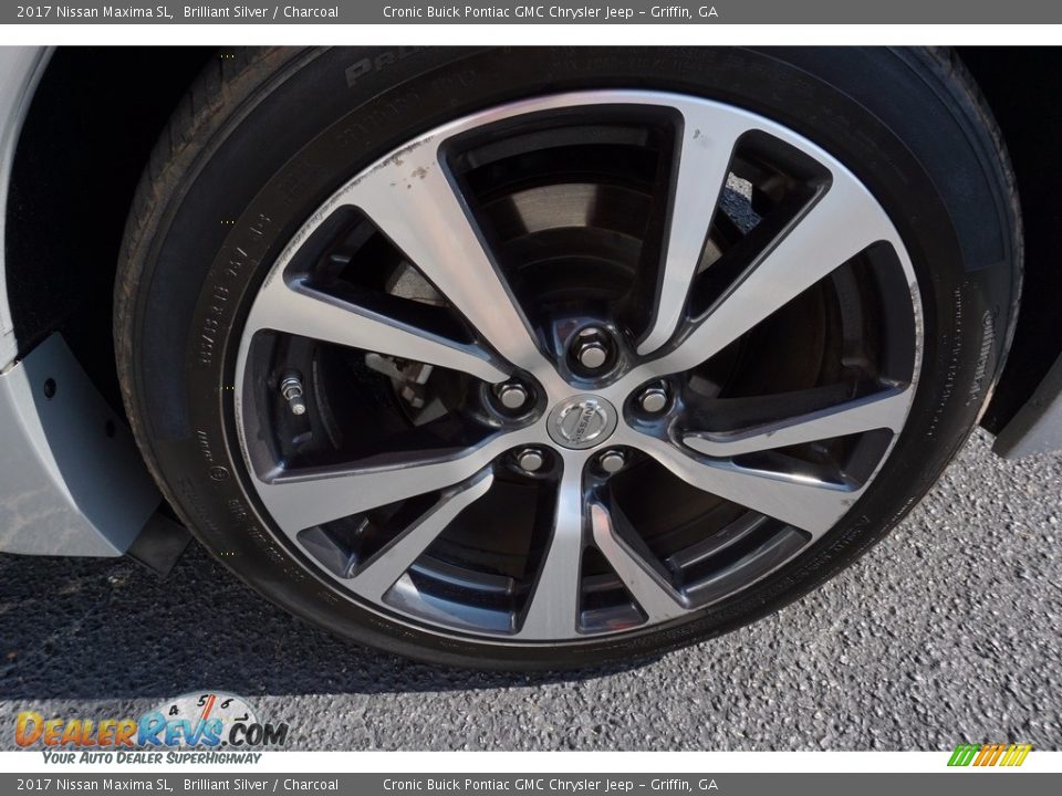 2017 Nissan Maxima SL Brilliant Silver / Charcoal Photo #15