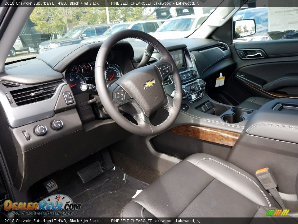 Jet Black Interior - 2018 Chevrolet Suburban LT 4WD Photo #7
