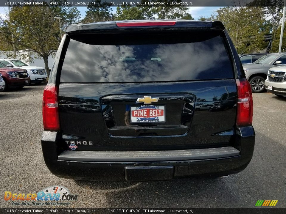 2018 Chevrolet Tahoe LT 4WD Black / Cocoa/Dune Photo #4