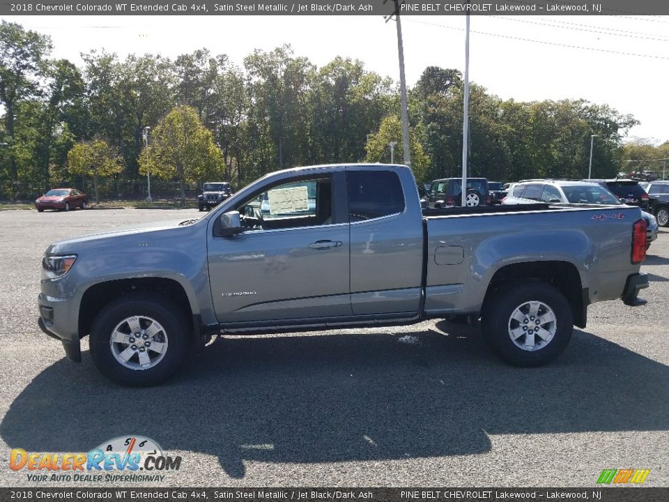 2018 Chevrolet Colorado WT Extended Cab 4x4 Satin Steel Metallic / Jet Black/Dark Ash Photo #3