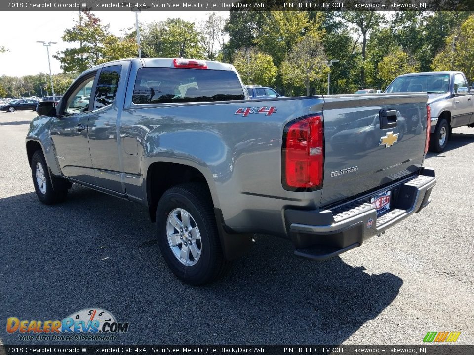 2018 Chevrolet Colorado WT Extended Cab 4x4 Satin Steel Metallic / Jet Black/Dark Ash Photo #4