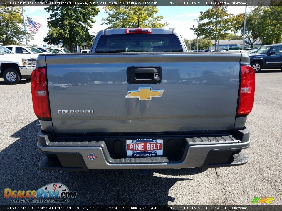2018 Chevrolet Colorado WT Extended Cab 4x4 Satin Steel Metallic / Jet Black/Dark Ash Photo #5