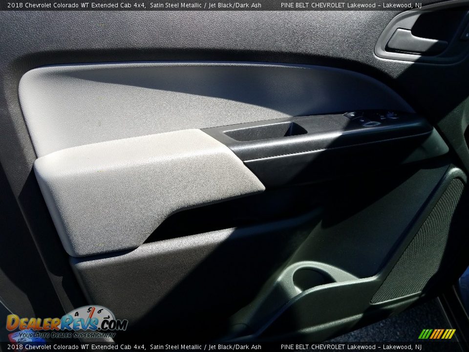 2018 Chevrolet Colorado WT Extended Cab 4x4 Satin Steel Metallic / Jet Black/Dark Ash Photo #8