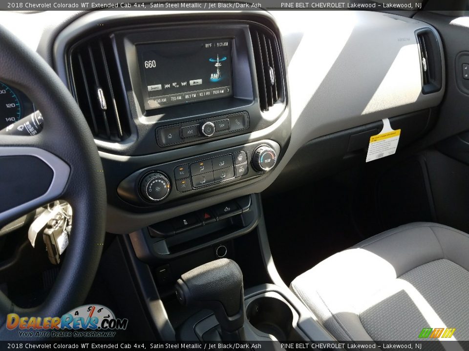 2018 Chevrolet Colorado WT Extended Cab 4x4 Satin Steel Metallic / Jet Black/Dark Ash Photo #10