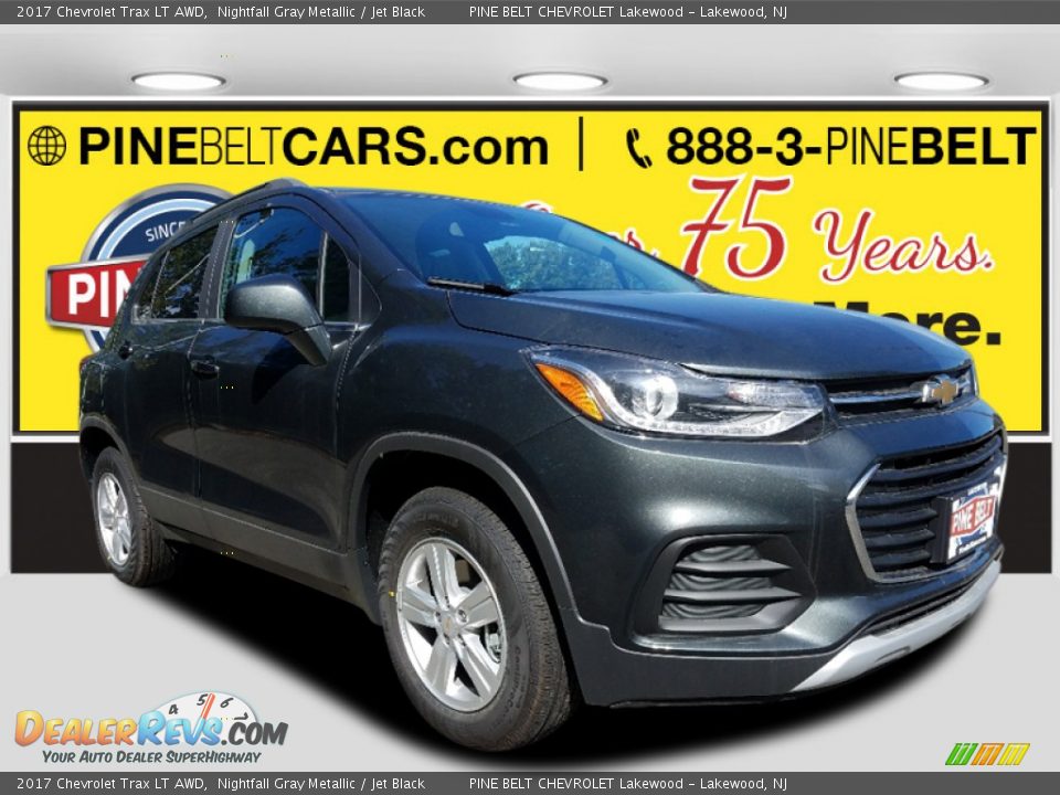 2017 Chevrolet Trax LT AWD Nightfall Gray Metallic / Jet Black Photo #1