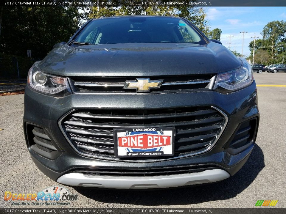 2017 Chevrolet Trax LT AWD Nightfall Gray Metallic / Jet Black Photo #2