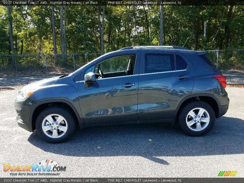 2017 Chevrolet Trax LT AWD Nightfall Gray Metallic / Jet Black Photo #3