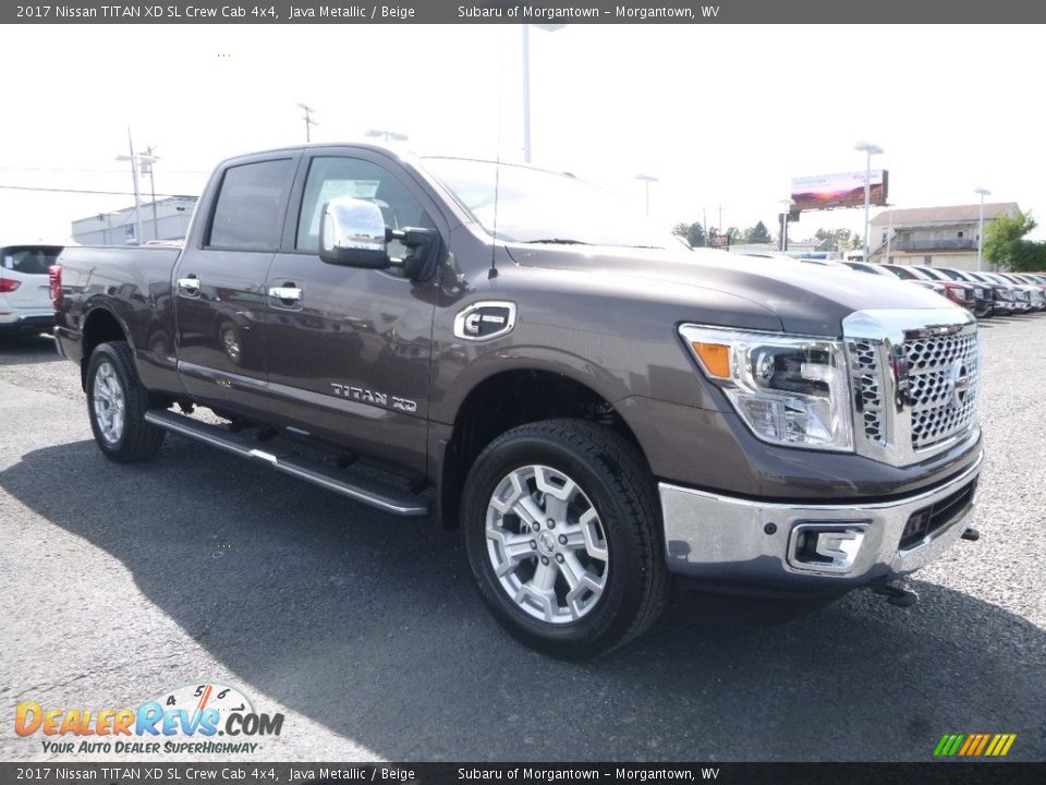 2017 Nissan TITAN XD SL Crew Cab 4x4 Java Metallic / Beige Photo #1