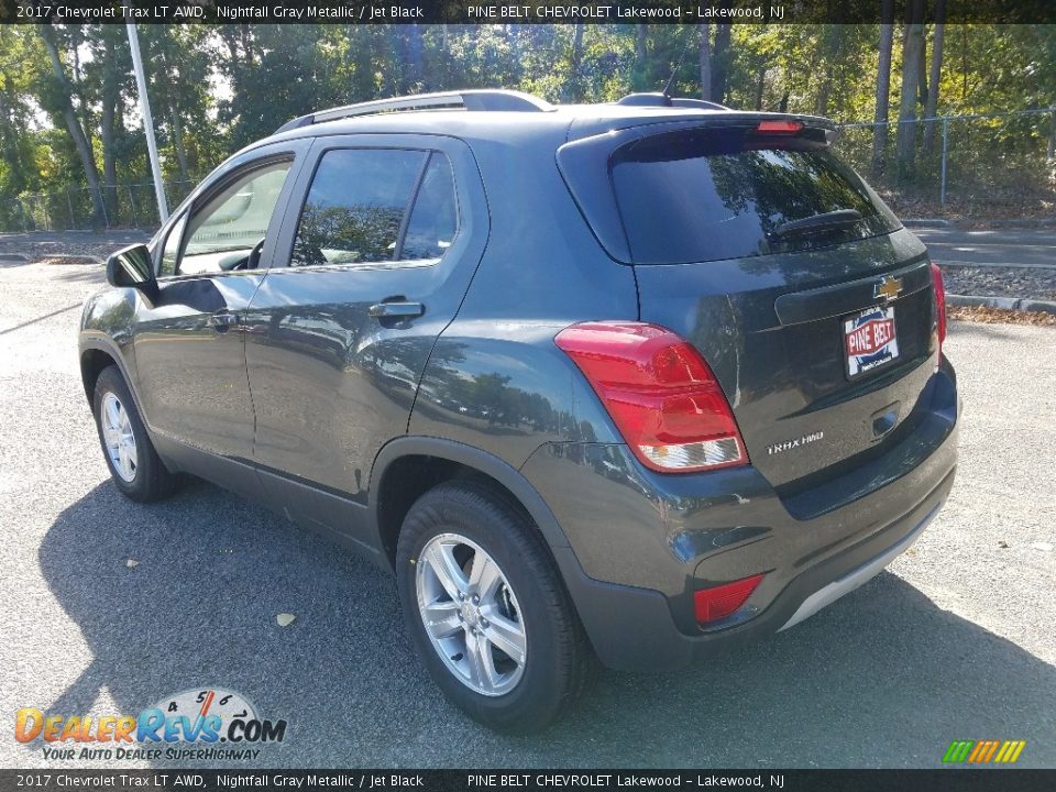 2017 Chevrolet Trax LT AWD Nightfall Gray Metallic / Jet Black Photo #4