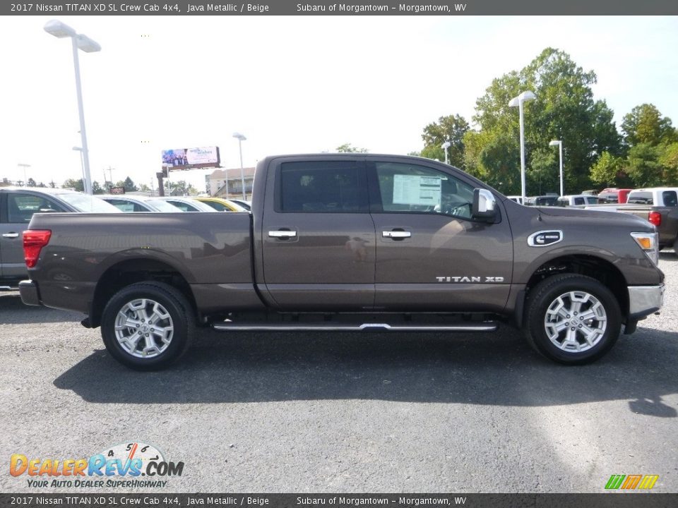 2017 Nissan TITAN XD SL Crew Cab 4x4 Java Metallic / Beige Photo #3