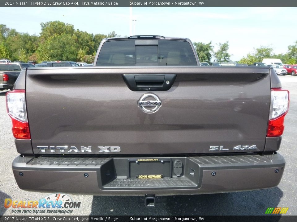 2017 Nissan TITAN XD SL Crew Cab 4x4 Java Metallic / Beige Photo #5