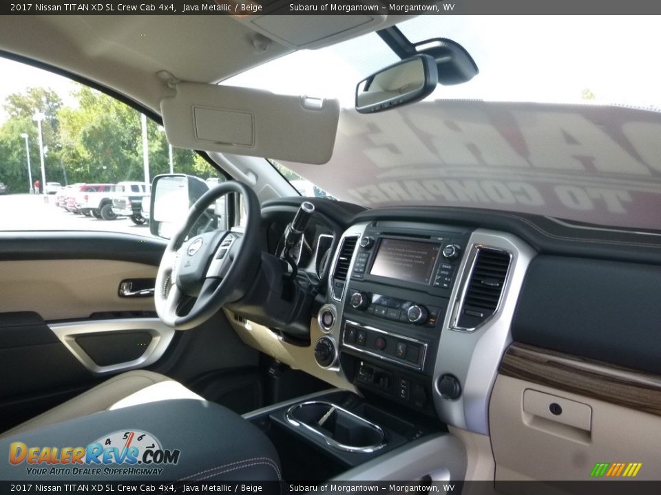 2017 Nissan TITAN XD SL Crew Cab 4x4 Java Metallic / Beige Photo #11